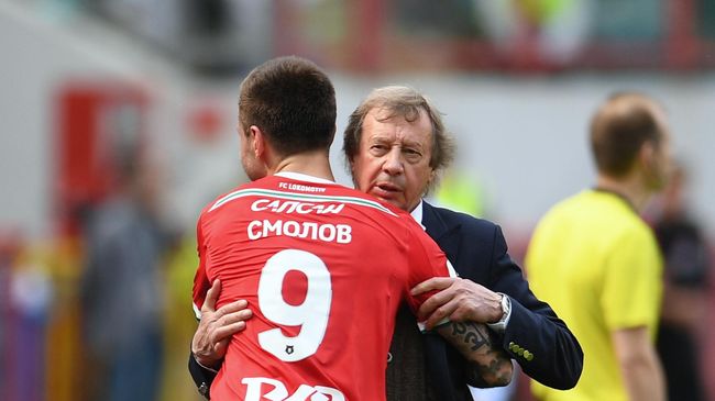 Юрий Сёмин (справа) и Федор Смолов Юрий Сёмин (справа) и Федор Смолов