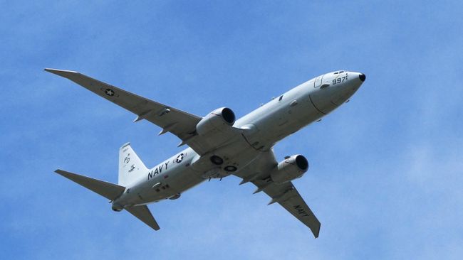 Самолет Boeing P-8 Poseidon Военно-морских сил США