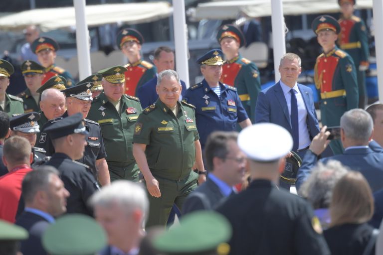 Министр обороны России Сергей Шойгу торжественно открыл Международный военно-технический форум Армия-2019 в подмосковном парке Патриот Министр обороны России Сергей Шойгу торжественно открыл Международный военно-технический форум Армия-2019 в подмосковном парке Патриот