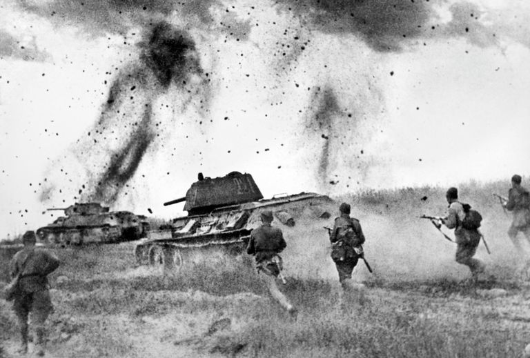 Курская дуга. Атака соединений 5 Гвардейской танковой армии в районе Прохоровки