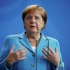 Канцлер Германии Ангела Меркель выступает во время пресс-конференции с премьер-министром Финляндии Антти Ринне в Берлине. 10 июля 2019 Канцлер Германии Ангела Меркель выступает во время пресс-конференции с премьер-министром Финляндии Антти Ринне в Берлине. 10 июля 2019