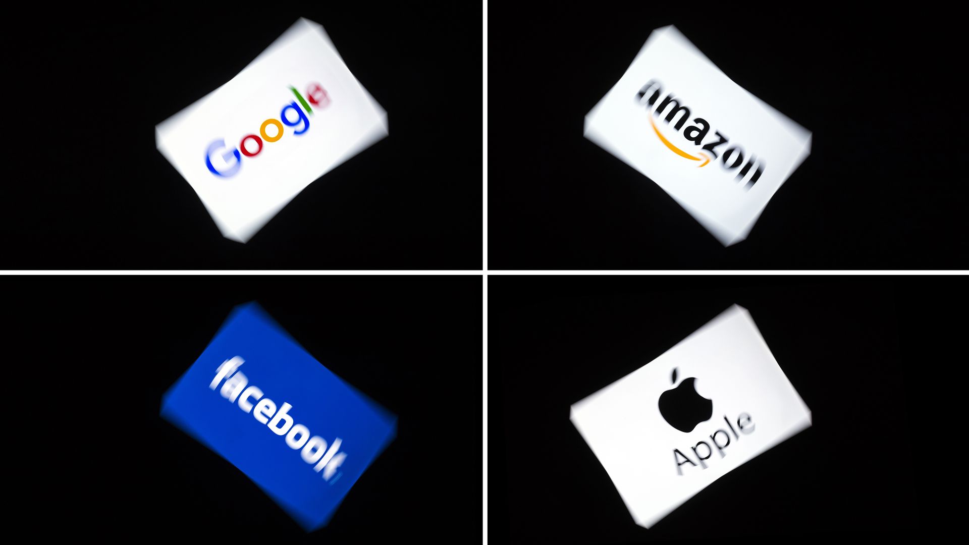 Логотипы компаний Facebook, Apple, Google и Amazon Логотипы компаний Facebook, Apple, Google и Amazon - РИА Новости, 1920, 13.07.2019