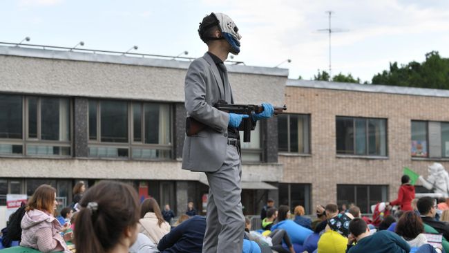 Посетители фестиваля науки и технологий Geek Picnic 2019 Жить вечно/Immortality Посетители фестиваля науки и технологий Geek Picnic 2019 Жить вечно/Immortality