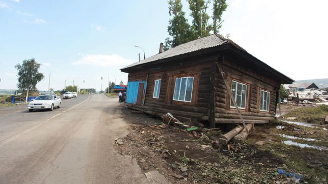 Последствия подтопления в городе Тулун в Иркутской области Последствия подтопления в городе Тулун в Иркутской области