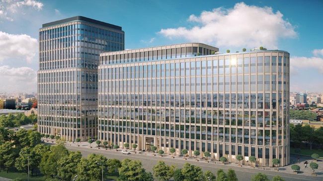 Проект офисного центра на улице Грузинский Вал в Москве