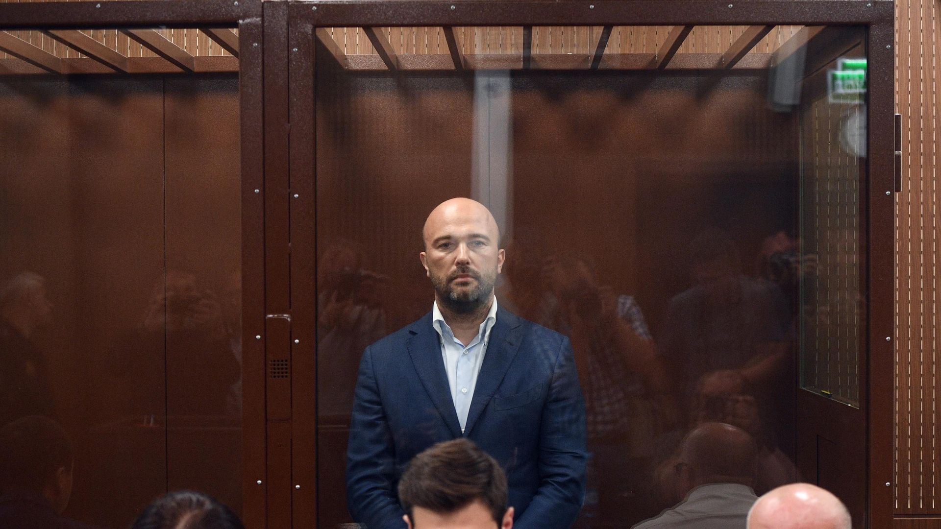 Дмитрий Мазуров в зале заседаний Тверского суда Москвы Дмитрий Мазуров в зале заседаний Тверского суда Москвы - РИА Новости, 1920, 15.07.2019