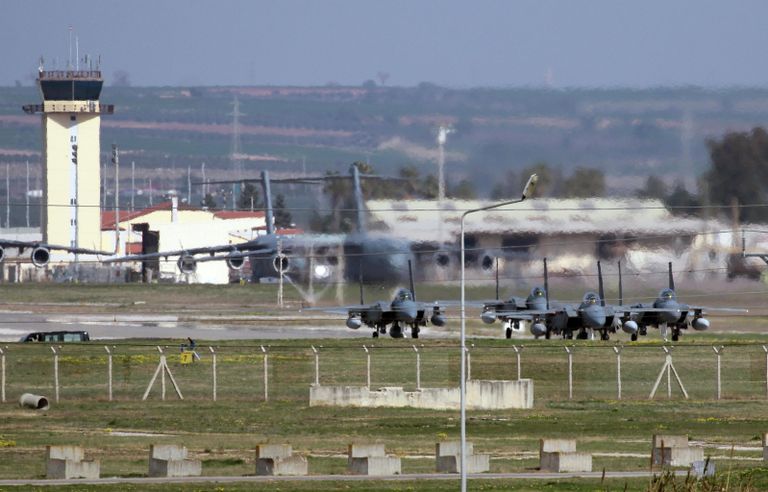 Авиабаза Incirlik в Турции Авиабаза Incirlik в Турции