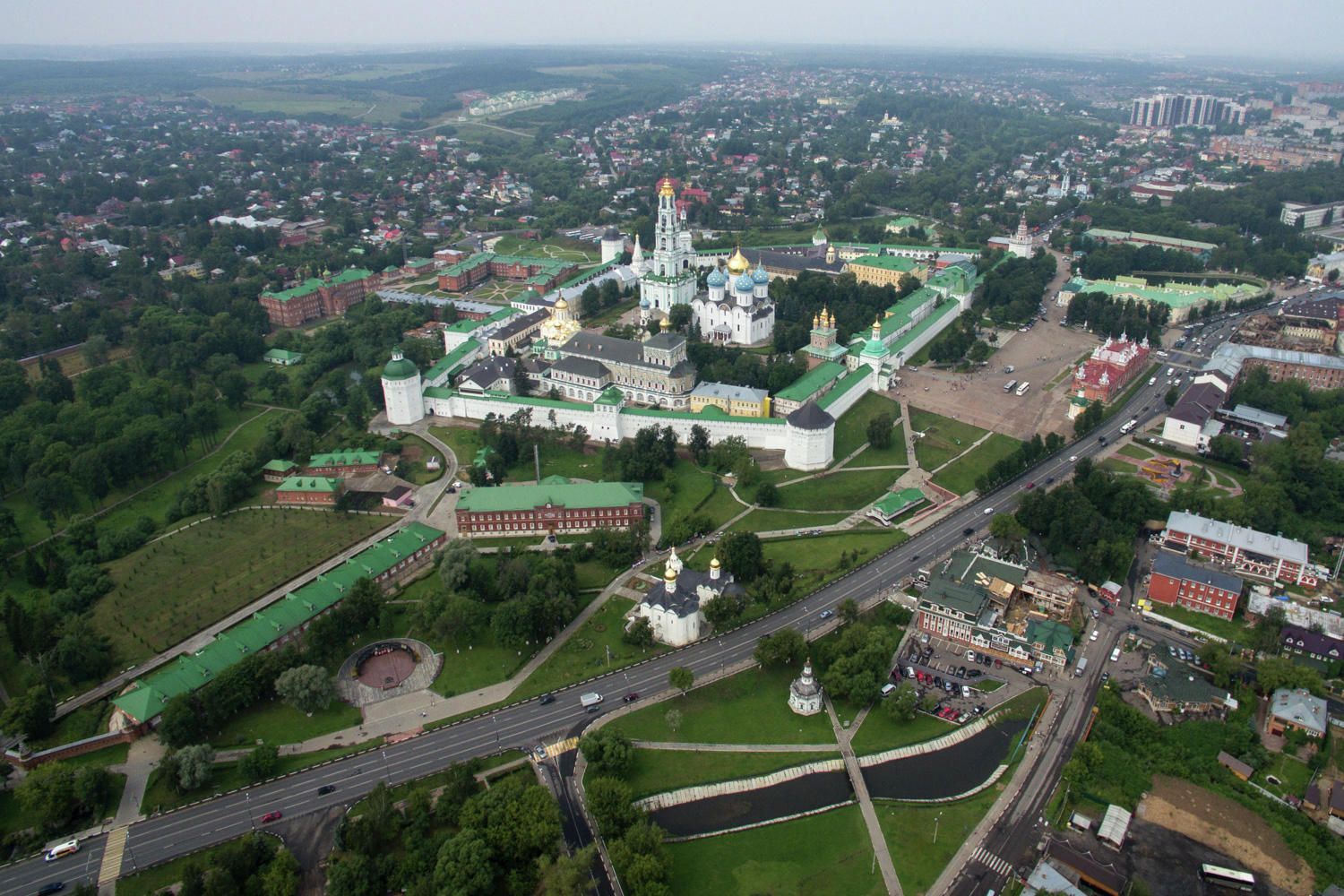 Вид на Сергиев Посад в Московской области - РИА Новости, 1920, 18.10.2023