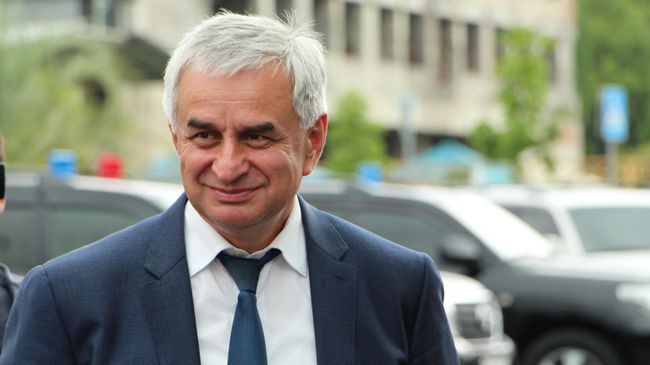 Президент Абхазии Рауль Хаджимба