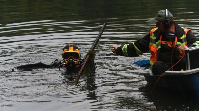 Водолазное обследование Патриаршего пруда Водолазное обследование Патриаршего пруда