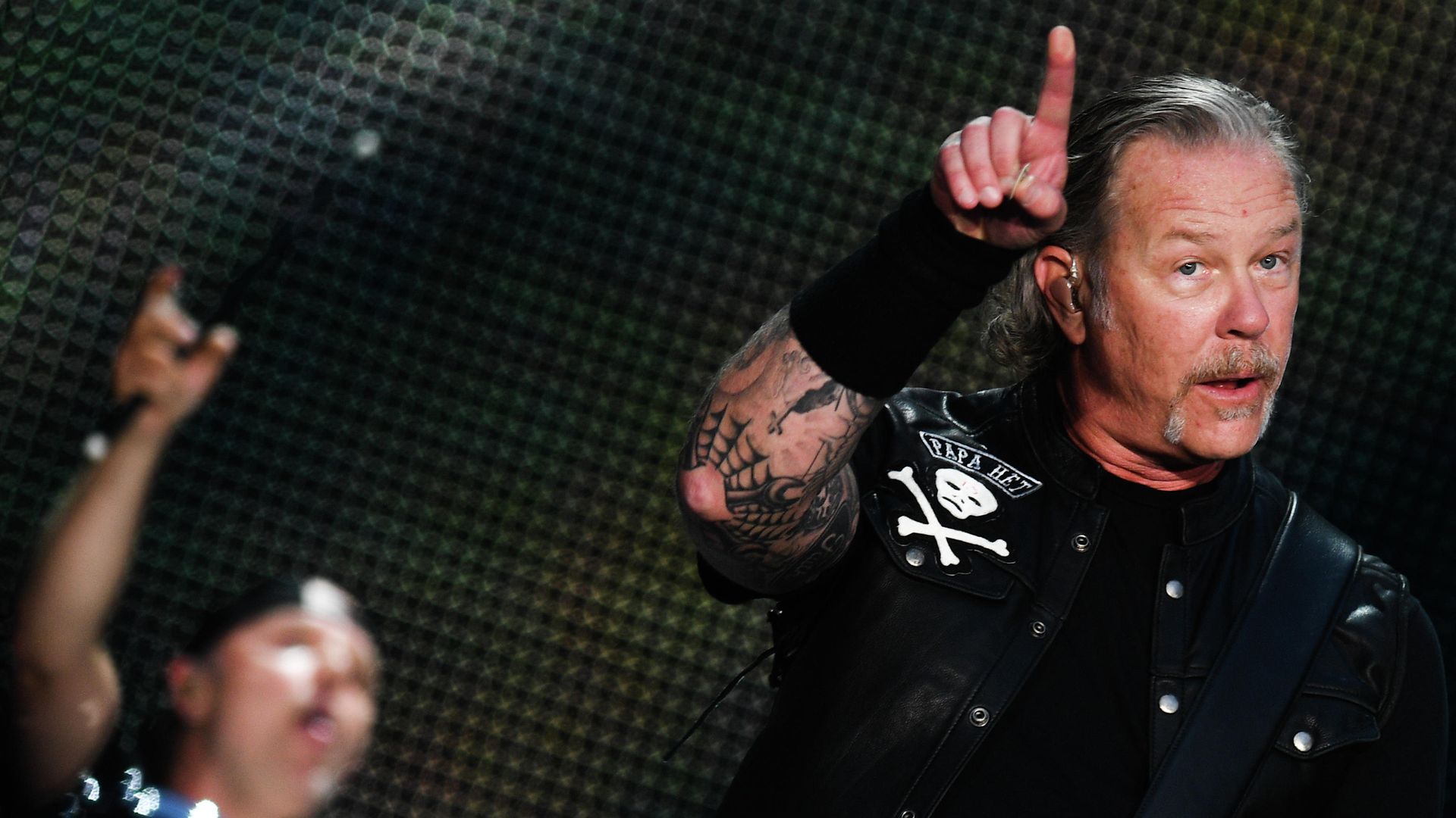 Джеймс Хетфилд во время концерта рок-группы Metallica Джеймс Хетфилд во время концерта рок-группы Metallica - РИА Новости, 1920, 29.11.2022