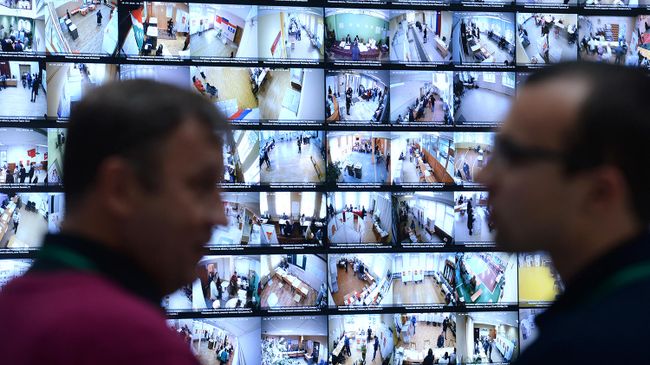 Трансляция изображений с камер наблюдения, установленных на избирательных участках Трансляция изображений с камер наблюдения, установленных на избирательных участках
