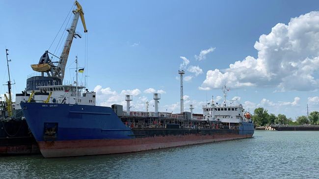 Задержанное СБУ российское судно в порту Измаила, Украина. 25 июля 2019 Задержанное СБУ российское судно в порту Измаила, Украина. 25 июля 2019