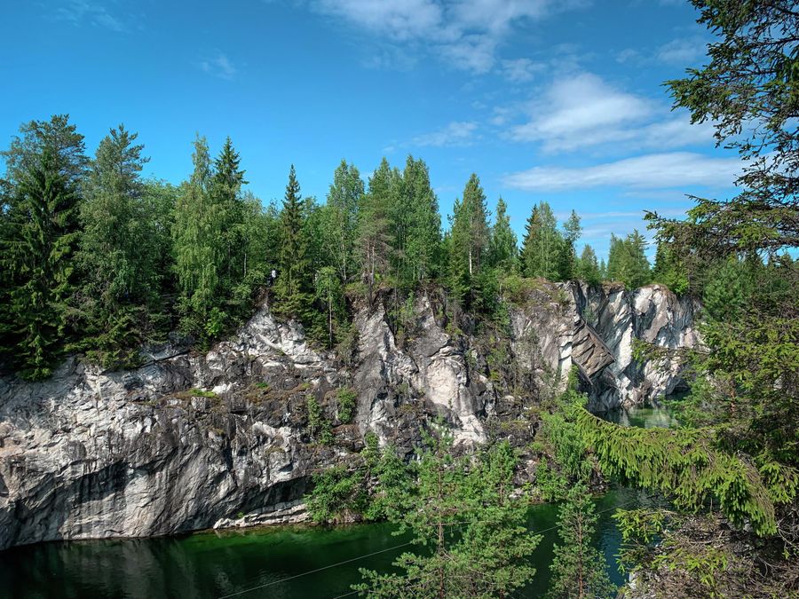 Карелия. Горный парк Рускеала.
