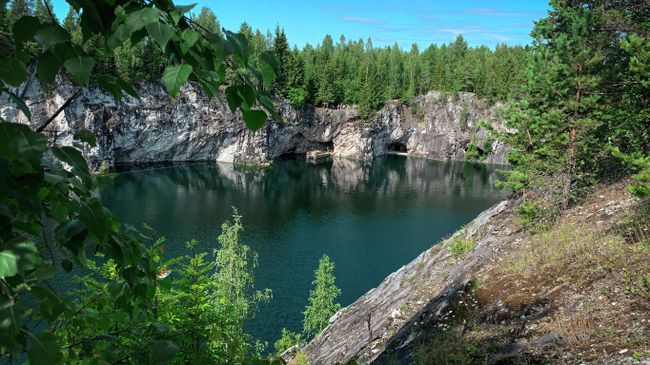 Карелия. Горный парк Рускеала. Карелия. Горный парк Рускеала.