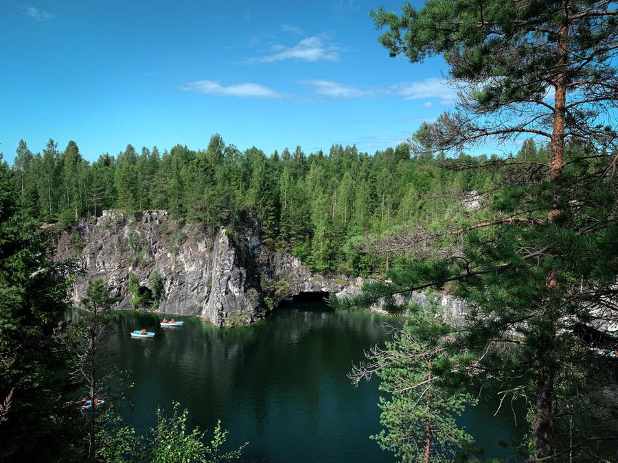 Карелия. Горный парк Рускеала