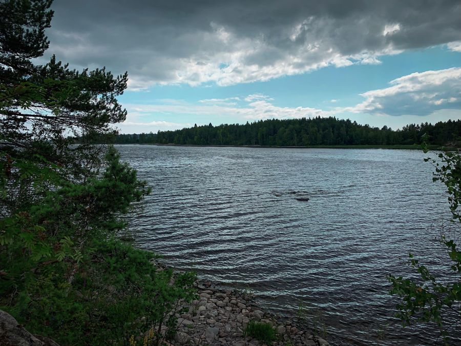 Карелия. Небольшой остров на Ладожском озере.