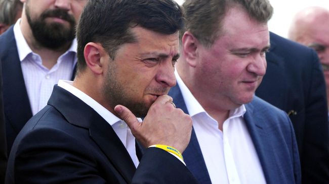 Президент Украины Владимир Зеленский в Черкассах
