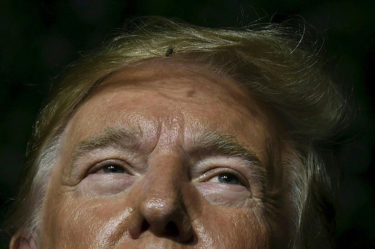Президент США Дональд Трамп во время выступления по случаю 400-летия представительной власти в Америке в Джеймстауне, штат Вирджиния Президент США Дональд Трамп во время выступления по случаю 400-летия представительной власти в Америке в Джеймстауне, штат Вирджиния