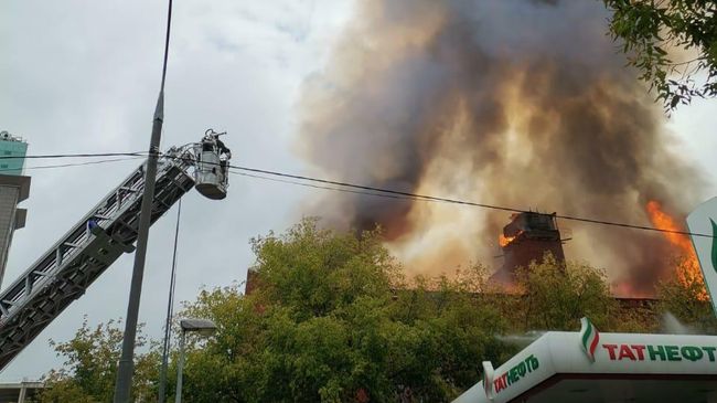 Пожар в здании у Павелецкого вокзала. 3 августа 2019 Пожар в здании у Павелецкого вокзала. 3 августа 2019