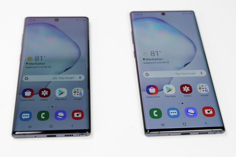 Смартфоны Galaxy Note 10 и Galaxy Note 10+