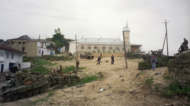 Село Новолакское, Дагестан. 1999 год