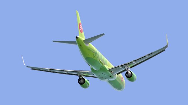 Самолет авиакомпании S7 Boeing 737 Самолет авиакомпании S7 Boeing 737