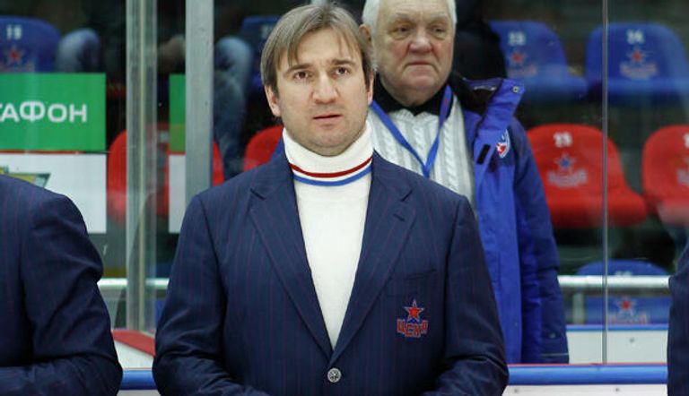 Заместитель спортивного директора армейского клуба Александр Харламов Заместитель спортивного директора армейского клуба Александр Харламов