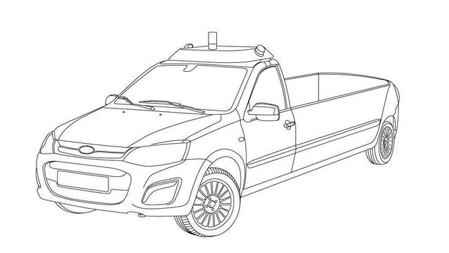 Беспилотный катафалк на базе Lada Беспилотный катафалк на базе Lada
