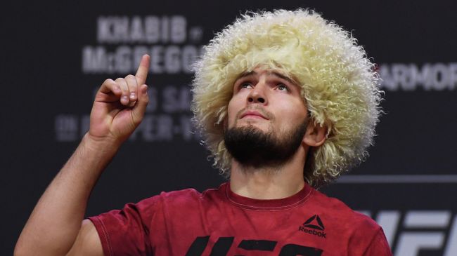 Хабиб Нурмагомедов перед боем в UFC Хабиб Нурмагомедов перед боем в UFC