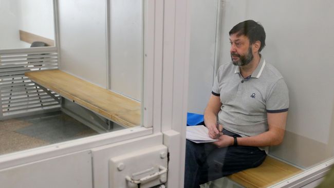 Руководитель портала РИА Новости Украина Кирилл Вышинский на заседании Киевского апелляционного суда Руководитель портала РИА Новости Украина Кирилл Вышинский на заседании Киевского апелляционного суда