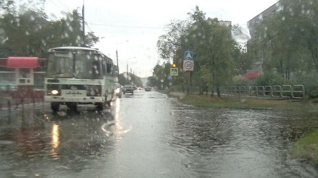 Последствия сильного дождя Последствия сильного дождя