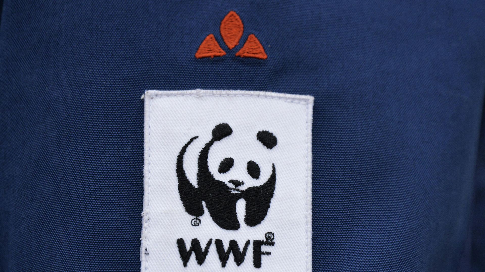 Эмблема WWF на униформе одного из сотрудников лесного отдела Амурского филиала WWF России в Приморском крае - РИА Новости, 1920, 04.04.2023