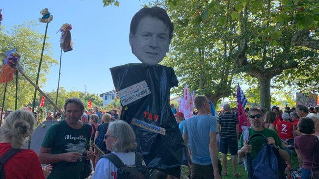 Ситуация во время саммита G7 во Франции Ситуация во время саммита G7 во Франции
