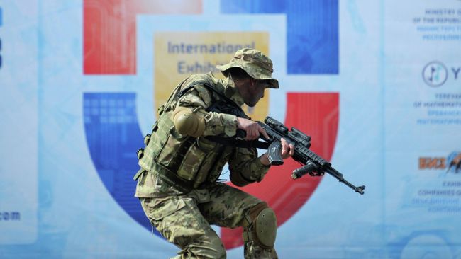 Военнослужащий войск специального назначения Вооруженных сил Армении Военнослужащий войск специального назначения Вооруженных сил Армении