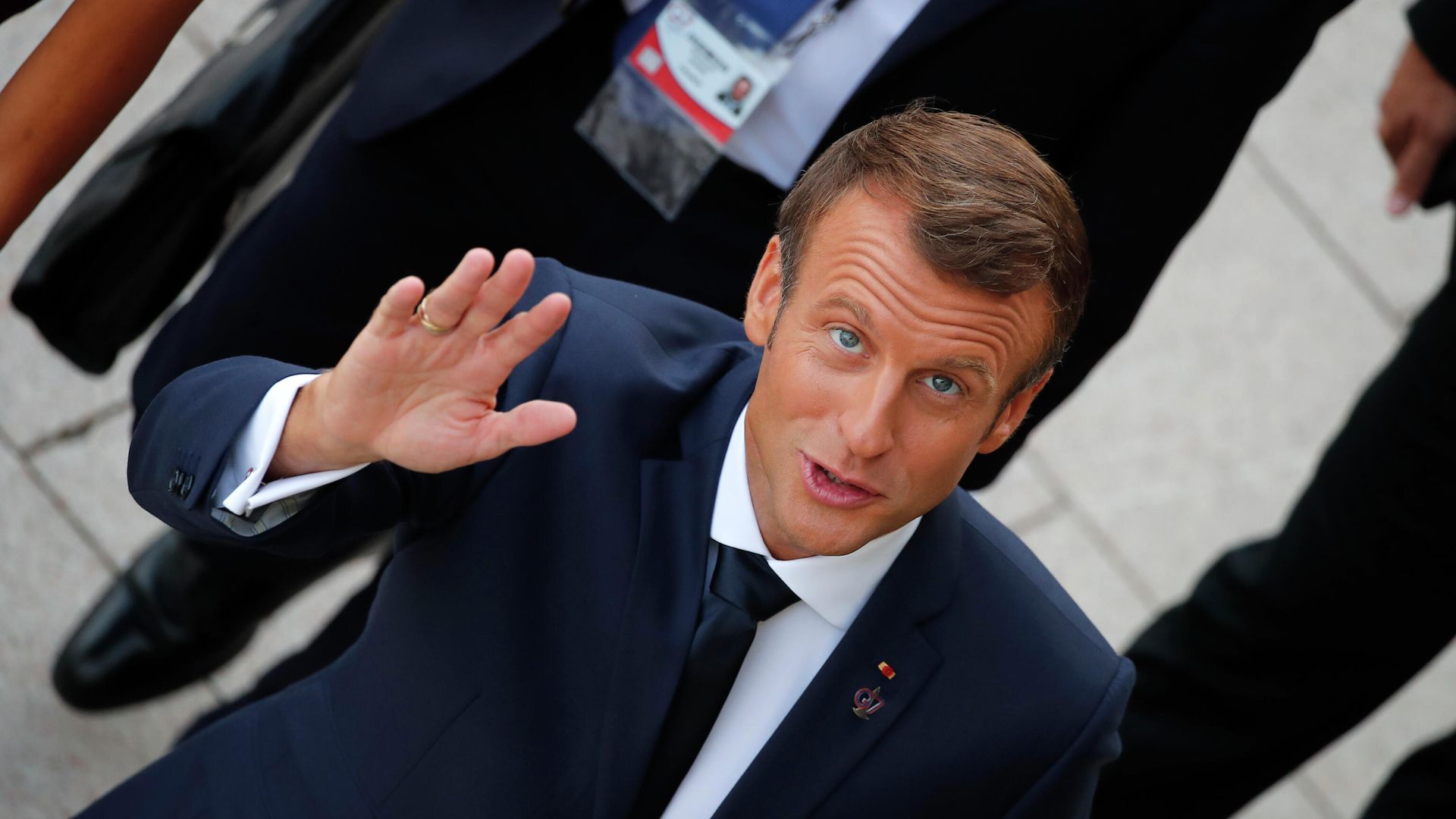 Президент Франции Эммануэль Макрон на саммите G7 Президент Франции Эммануэль Макрон на саммите G7 - РИА Новости, 1920, 19.09.2021