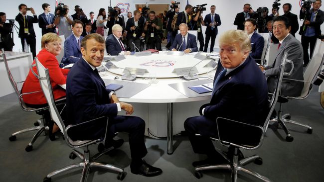 Саммит G7 в Биаррице, Франция. 25 августа 2019 Саммит G7 в Биаррице, Франция. 25 августа 2019