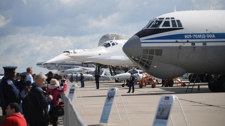 Открытие Международного авиационно-космического салона МАКС-2019 в подмосковном Жуковском. 27 августа 2019 Открытие Международного авиационно-космического салона МАКС-2019 в подмосковном Жуковском. 27 августа 2019