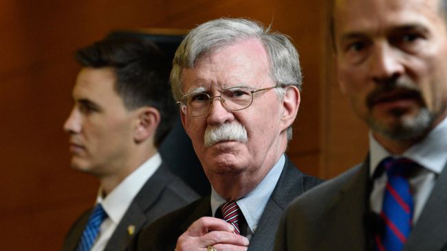 Советник президента США по национальной безопасности Джон Болтон на пресс-конференции в Киеве Советник президента США по национальной безопасности Джон Болтон на пресс-конференции в Киеве