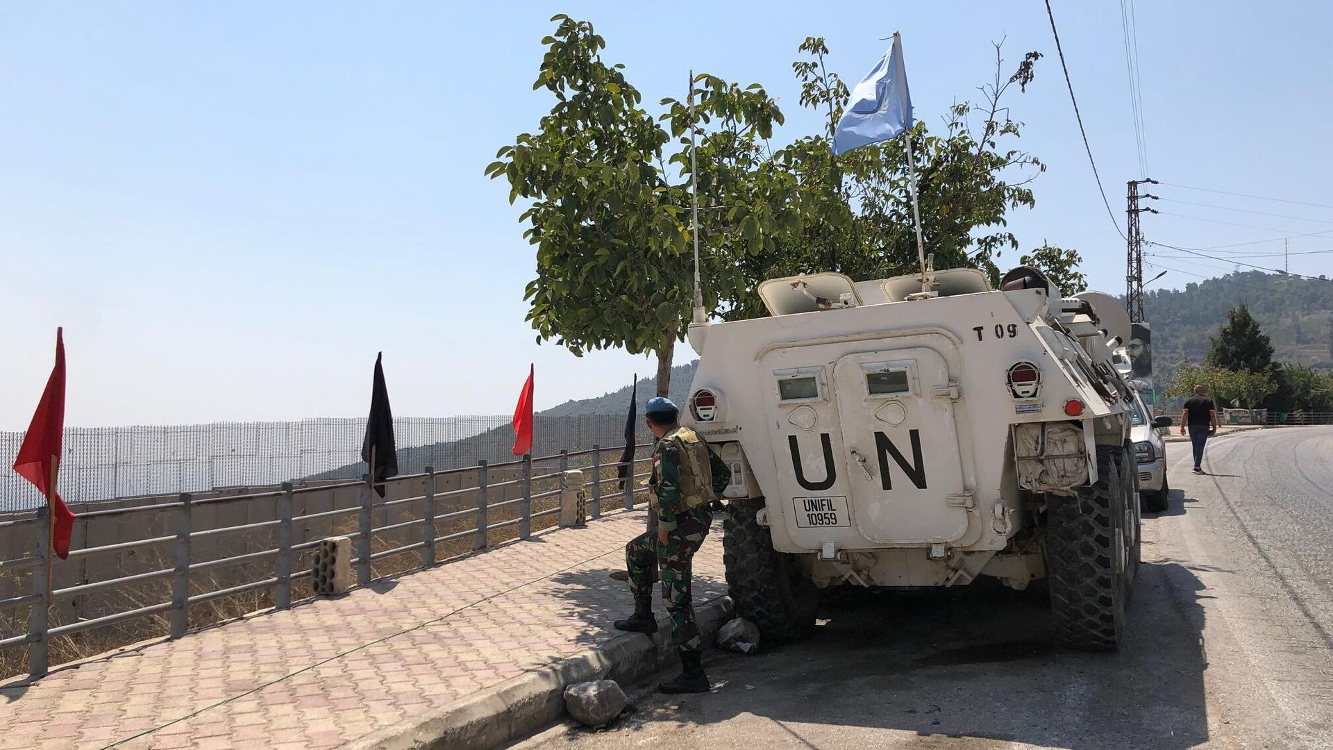 Военнослужащий Временных сил ООН в Южном Ливане (UNIFIL) на наблюдательном посту в деревне Адейси на ливано-израильской границе Военнослужащий Временных сил ООН в Южном Ливане (UNIFIL) на наблюдательном посту в деревне Адейси на ливано-израильской границе - РИА Новости, 1920, 15.12.2022