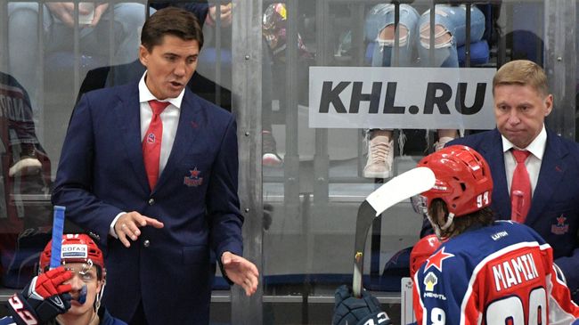 Главный тренер ПХК ЦСКА Игорь Никитин