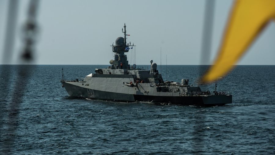 Малый ракетный корабль проекта 21631 Вышний Волочек после ракетного удара Малый ракетный корабль проекта 21631 Вышний Волочек после ракетного удара