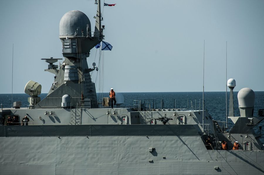 Малый ракетный корабль проекта 21631 Вышний Волочек после удара Малый ракетный корабль проекта 21631 Вышний Волочек после удара