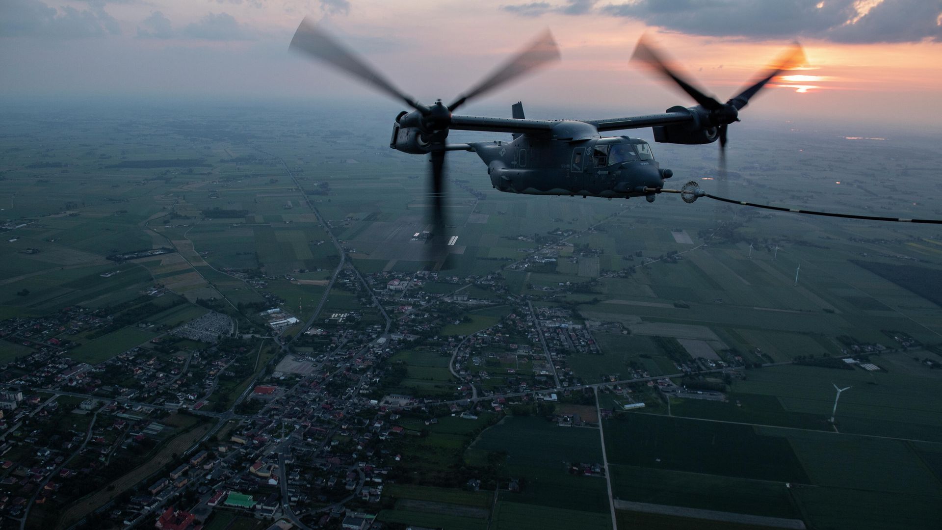Конвертоплан ВВС США CV-22 Osprey Конвертоплан ВВС США CV-22 Osprey - РИА Новости, 1920, 27.08.2024