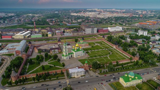 Вид на Тульский Кремль Вид на Тульский Кремль