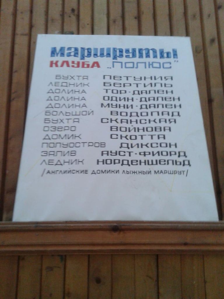 Список туристических маршрутов Список туристических маршрутов