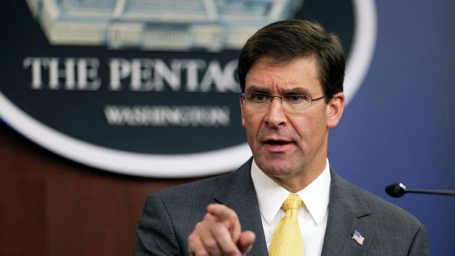 Министр обороны США Марк Эспер Министр обороны США Марк Эспер