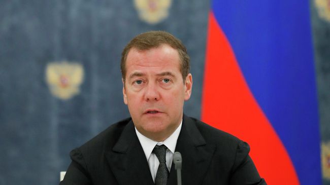 Председатель правительства России Дмитрий Медведев