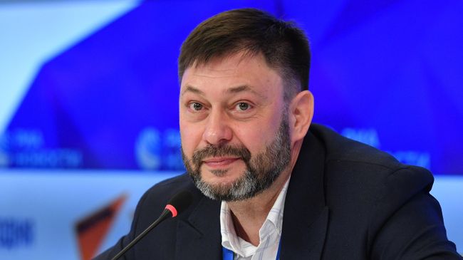 Руководитель портала РИА Новости Украина Кирилл Вышинский на пресс-конференции в Международном мультимедийном пресс-центре МИА Россия сегодня