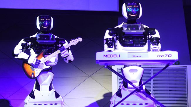 Презентация роботов на форуме Skolkovo Robotics